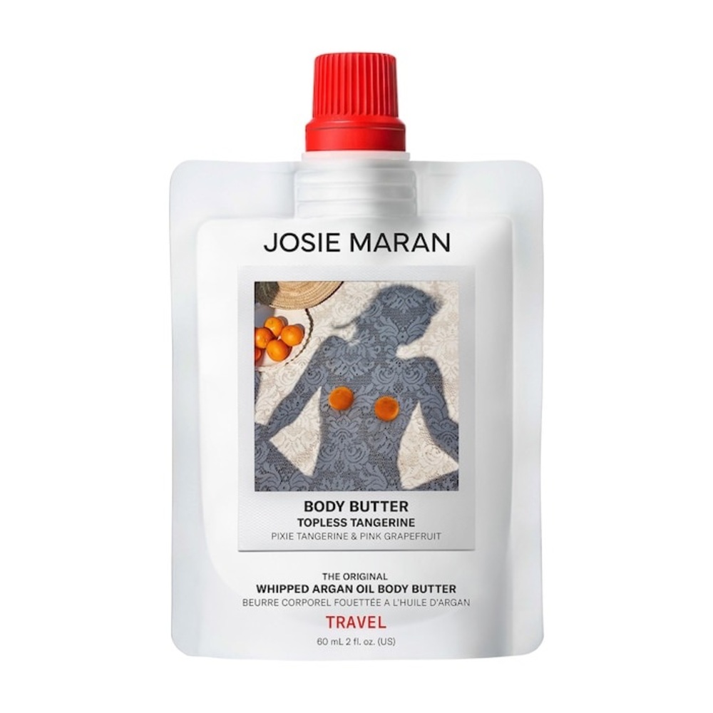 JOSIE MARAN Travel Topless Tangerine - Whipped Argan Oil Firming Body Butter